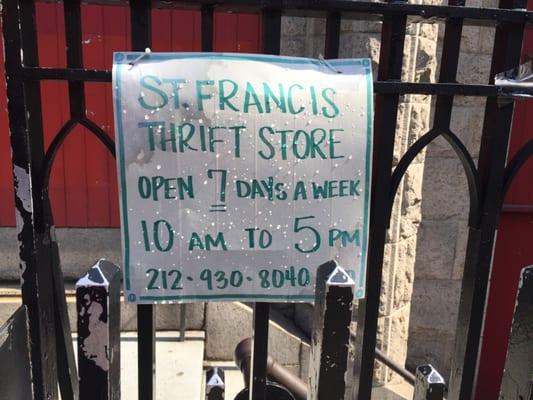 St Francis Thrift Store