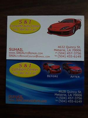 S&I Complete  Auto center  Yes, we do it all