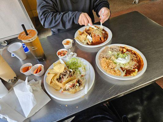 Wet Burrito, Chimichanga, Chile relleno