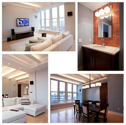 Penthouse Loft Interior lighting design