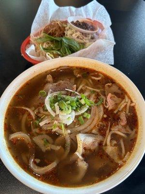 Spicy Lemongrass Noodle Soup - Bun Bo Hue