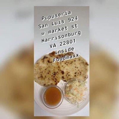 Nuestras ricas pupusas