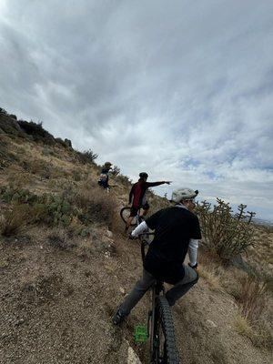 Just the crew enjoying the view from the foothills