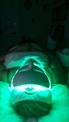 Facials, led therapy