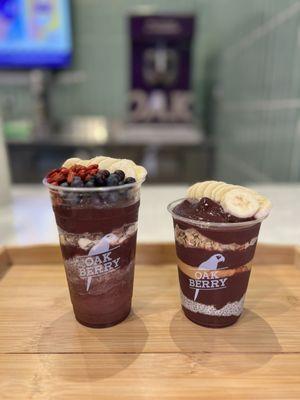 Acai Bowl - The OAK Size (24 oz) and Acai Bowl - The Original (16 oz)