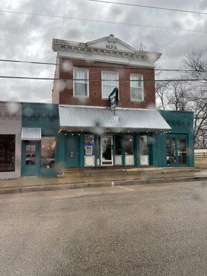 So glad Riverbend Coffee was still open on this rainy/windy day