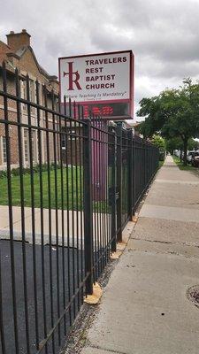 Travelers Rest Baptist Church at 6003 S. California Avenue