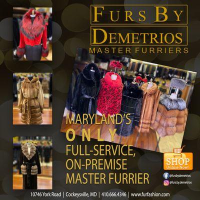 Furs by Demetrios: Maryland's ONLY full service master furrier!