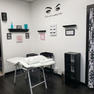 lash artist area