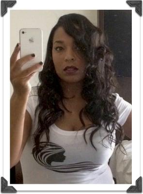 Josie Mayweather loves her 20" Virgin Indian Remy Black Velvet Hair!