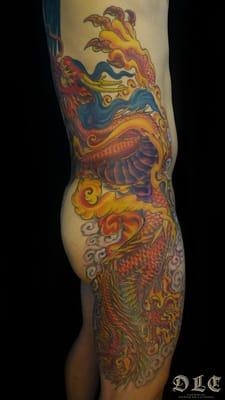 Dragon tattoo by Denise de la Cerda.