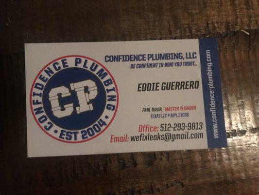 Give these guys a call for your plumbing needs!