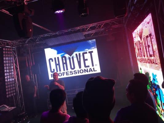 Chauvet demo. Pretty cool stuff!!