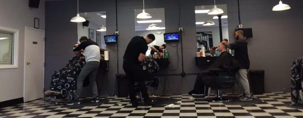 Great barbers with great style!  All ages (my BBB & hub look awesome!)