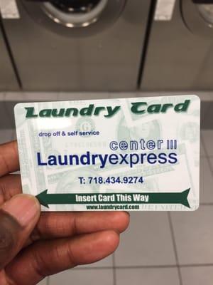 The machines to get the laundry cards are very easy to use even a cave man can use it.