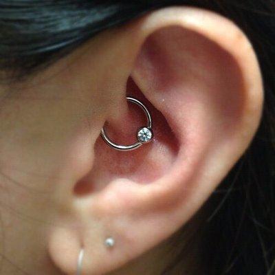 Daith piercing