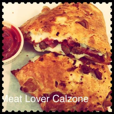 Meat lover calzone!!!