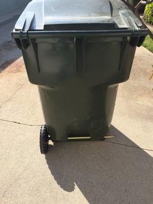 Calmet's new bins inDowney should be hauled away AS garbage.