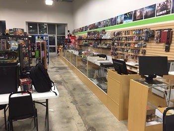 Inside the new store