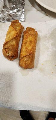 Greasy egg rolls