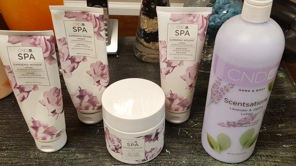 At The Spa at Anaya Salon, we use only CND products