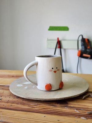 Create your own mug in our 2 hour mug hand-building class