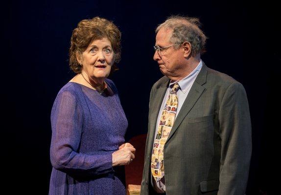 Catherine Flye and Michael Tolaydo in George Don't Do That!