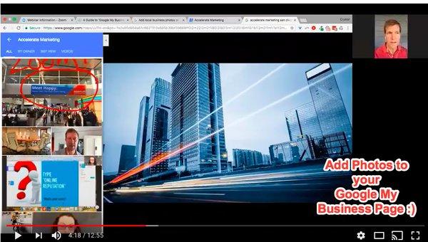 Today's live video is about the importance of adding photos to your Google My Business Page daily. https://youtu.be/eAigAQe8sYg