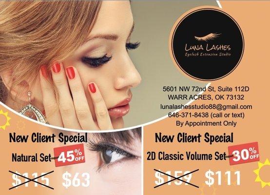 We offer 45%off for new client!
Are you still wasting a lot of time to make up?
Lash extensions can