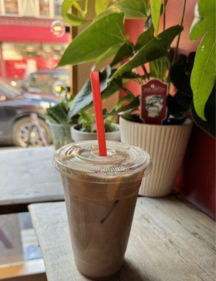 Iced Dirty Chai Latte - very strong!