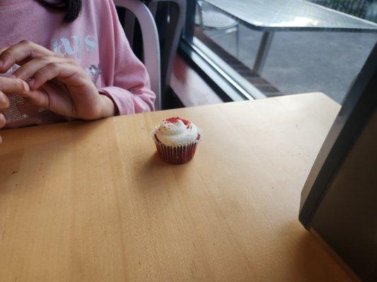 Red velvet cupcake.