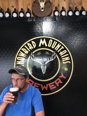 The hubs enjoying one of the many fine brews available