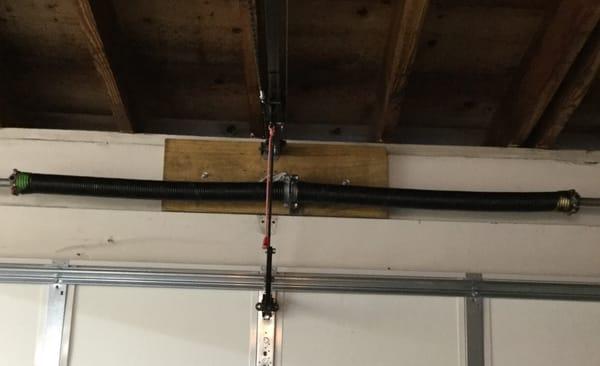 Torsion Springs to garage door.