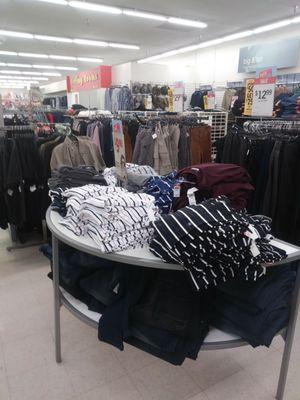 Also men's section