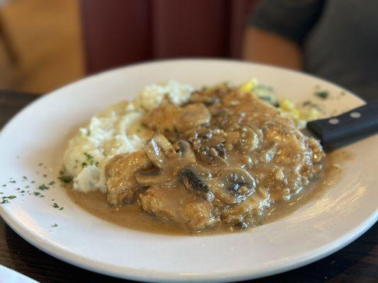 Marsala Chicken Pan Seared w/ sub of garlic mashed potatoes vs noodles