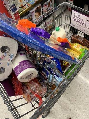 Cart full of goodies!