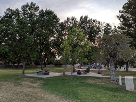 Picnic tables