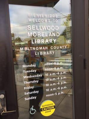 Multnomah County Library - Sellwood-Moreland