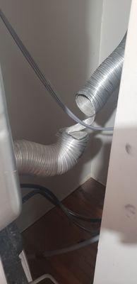 The vent tube that Costco destroyed upon installation