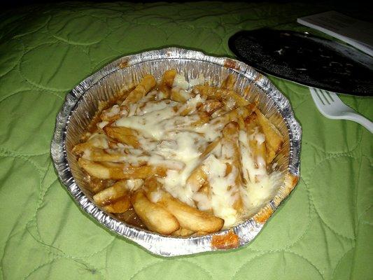 Fries with cheese an gravy. My favorite!