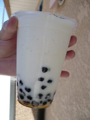 lychee boba / pearl smoothie