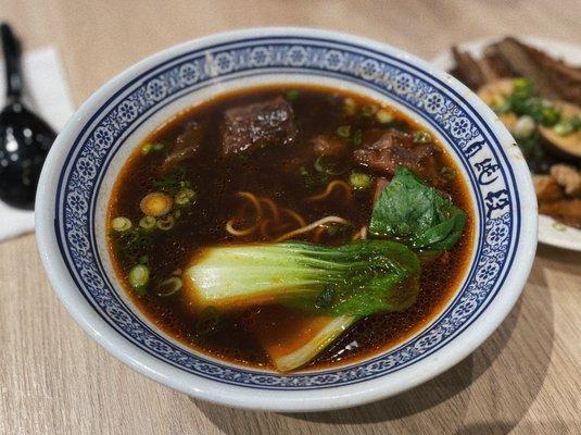 braised beef tendon noodle soup, braised dish platter-large @lesminaddio