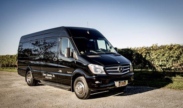 Executive style Mercedes-Benz sprinter van with captains chairs