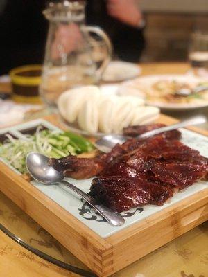 Peking Duck House Special - aka make-your-own bao bun platter... delicious!