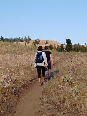 Hiking on Wild Horse Island