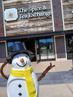 Snowman wants fresh brewed iced tea