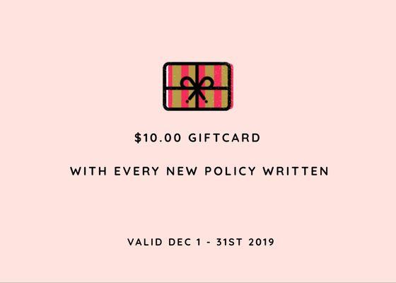 Get your Gift Card this month!