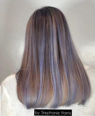 Stylist at  The State Co Stephanie Harris 
Lavender touch