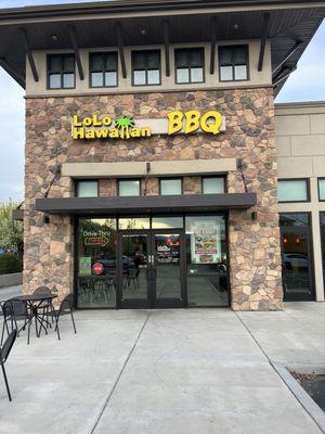 Entrance to restaurant