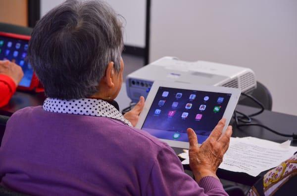 Senior Center Ipad Training